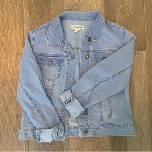 Light wash denim jacket
